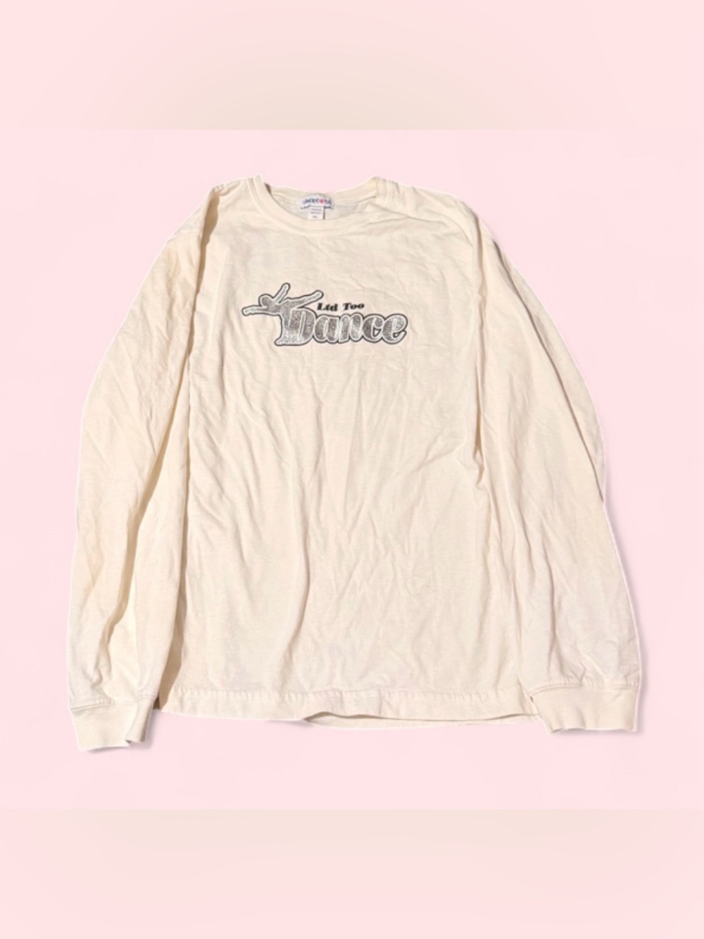 Vintage Limited Too Cream Long Sleeve Dance Graphic Tee